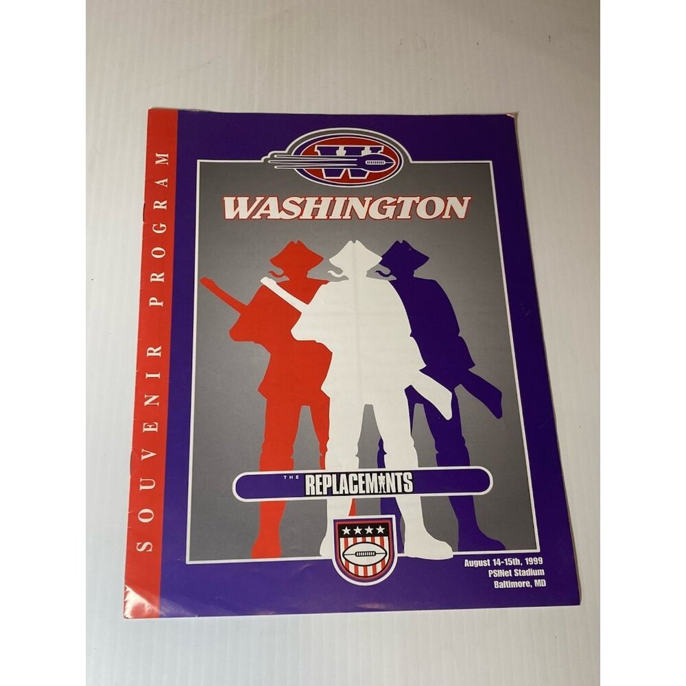 The Replacements Movie Football Movie Game Program Baltimore MD Keanu Reeves